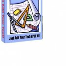 EBOOK 100 Instant PDF Templates + FREE SHIPPING Digitally Delivered