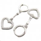  925 Sterling Silver With White CZ Earring