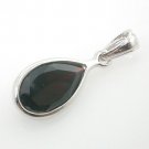 Genuine Garnet 925 Sterling Silver Pendant