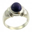 925  Sterling  with Genuine Lapis Silver Ring size 8