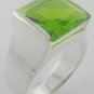 Free Shipping CREATED PERIDOT Sterling 925 Silver Mens RING size 9