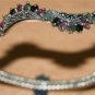 Free Shipping 925 silver bangle Genuine ruby,emarald  black sppahire