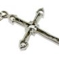 Free Shipping REATED DIAMOND STERLING 925 SILVER CROSS PENDANT