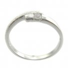 Free Shipping 925  Sterling  Silver With White CZ Ring