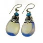 Free Shipping Antique Jewelry Genuine chalcedony Earring