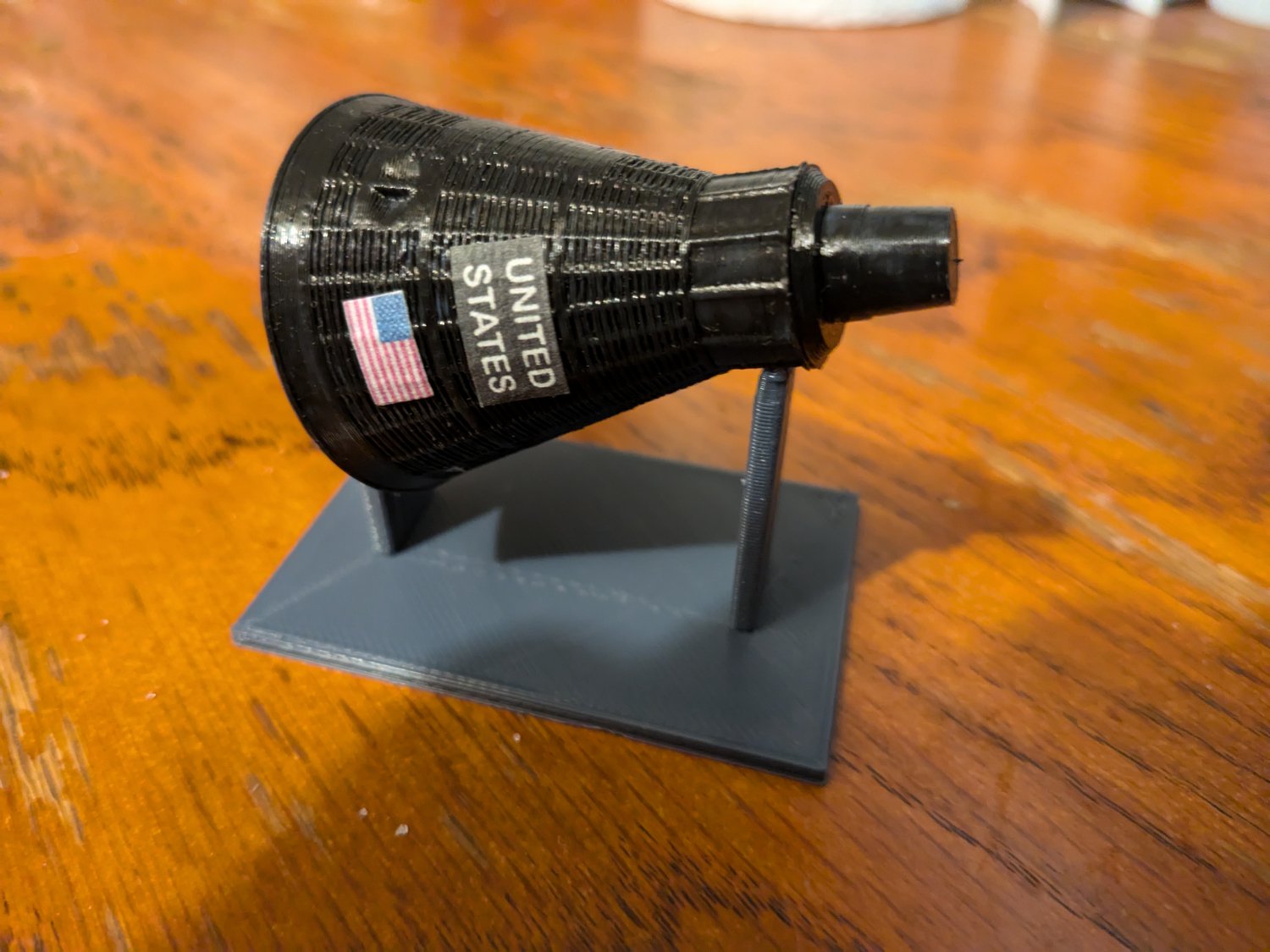 Mini 1:60 3" Mercury Space Capsule Scale Replica Model