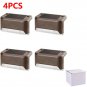 Brown Case Outdoor LED Solar Lamps - Step Lamp Garden Lights (Waterproof) - White Color Light
