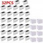 White Case Outdoor LED Solar Lamps - Step Lamp Garden Lights (Waterproof) - White Color Light