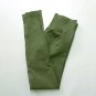 Women's Seamless Ribbed Leggings – Yoga, Gym, Workout Fitness Pants - Olive Green