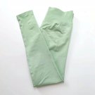 Women's Seamless Ribbed Leggings – Yoga, Gym, Workout Fitness Pants - Palm Green