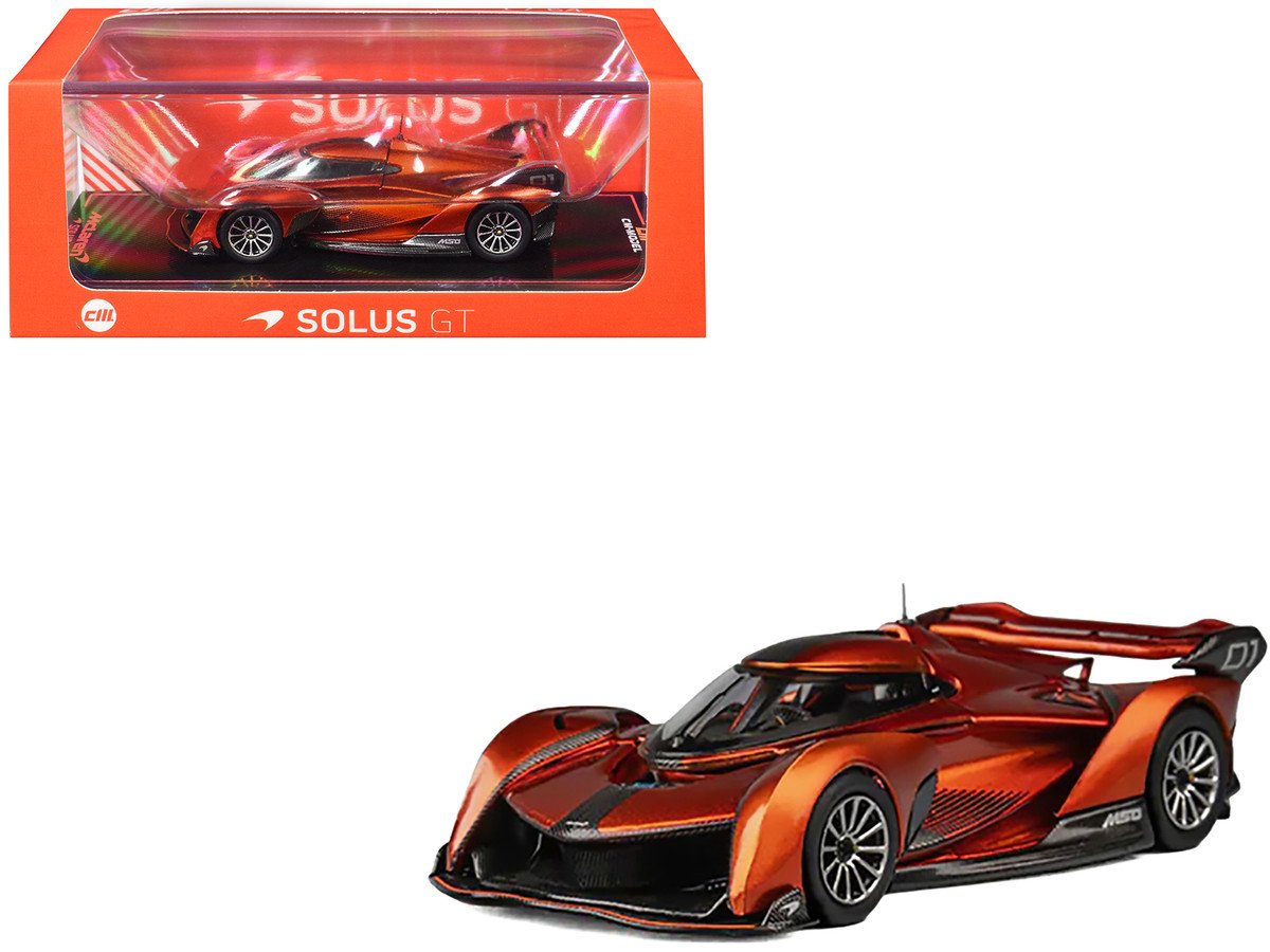 McLaren Solus GT Orange Metallic 1/64 Diecast Model Car