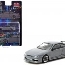 Nissan Silvia (S14) Vertex RHD (Right Hand Drive) Gray 1/64 Diecast Model Nissan Silvia (S14) Vertex RHD (Right Hand Drive) Gray 1/64 Diecast Model