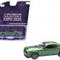 2020 Dodge Challenger SRT Hellcat Widebody F8 Green Metallic with Black Indiana Stripes1/64 Diecast