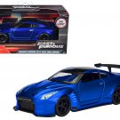 Brian's 2009 Nissan GTR R35 Blue Ben Sopra "Fast & Furious" Movie 1/32 Diecast Model