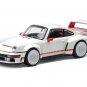 Singer DLS Turbo White with Red Stripes 1/64 Diecast Model Car