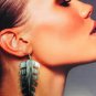 10/ Size Handmade Pair Buffalo Horn Earrings Adult Women,s Unisex rare Unic