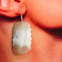11/ Size Handmade Pair Buffalo Horn Earrings Adult Women,s Unisex rare Unic