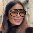 Oversized Oval Punk Pilot Glasses Sunglasses  Stylish Women,s Unisex rare Unic