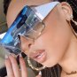 Large Frame Sunglasses Retro Square Stylish Women,s Unisex rare Unic