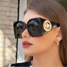 Black Oversized Square Sunglasses Retro Square Stylish Women,s Unisex rare Unic