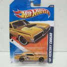 Hotwheels Kmart Days 9-17- 2011 68 Mercury Cougar Yellow 2011 Hot Wheels