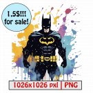 The Batman, High Quality PNG, Digital Download Printable Clipart