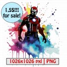 Ant Man, High Quality PNG, Digital Download Printable Clipart