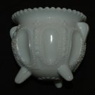 White Gypsy Pot - Toothpick holder - Boyd Glass Company
