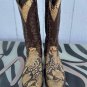 Vintage pre ban python snake cowboy Boots bona Allen size 7 1/2 d