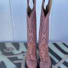 Vintage 5b panhandle slim pink ostrich cowboy boots
