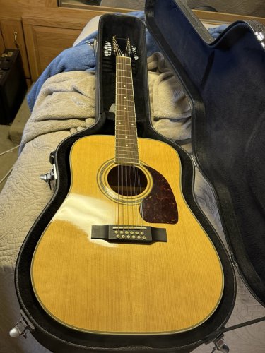 Epiphone by Gibson DR-212 12-string acoustic guitar Authentic w/ Hard Case