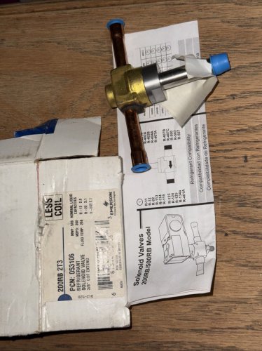 EMERSON CLIMATE TECHNOLOGIES SOLENOID VALVE S200-RB-313 4810-01-542-0706