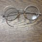 Silver Tone Wire Rim Spectacles Cable Temples