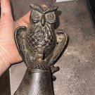 Antique - Cast Iron Owl Bell - 6" x 4" - Enhance Your Yard - Ready to Clang!!