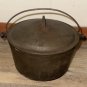 BSR-BIRMINGHAM Stove & Range 3 Legged Cast Iron Bean Pot Caldron R.B. 2778 w/Lid