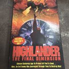Highlander: The Final Dimension (1994, VHS) - Science Fiction;