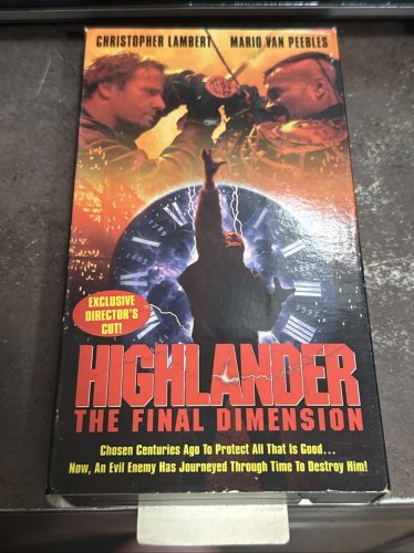 Highlander: The Final Dimension (1994, VHS) - Science Fiction;