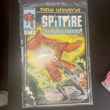 Spitfire #4-1986-Early Todd McFarlane art-New Universe-Comic Book