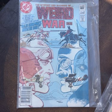 Weird War Tales #124 Newsstand Variant (DC Comics June 1983)