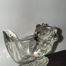 Avon Glass Squirrel/Chipmunk Votive Candle Holder