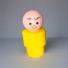 Vintage 1974 Fisher Price Little People Yellow Big Chunky Jumbo Figure Jd