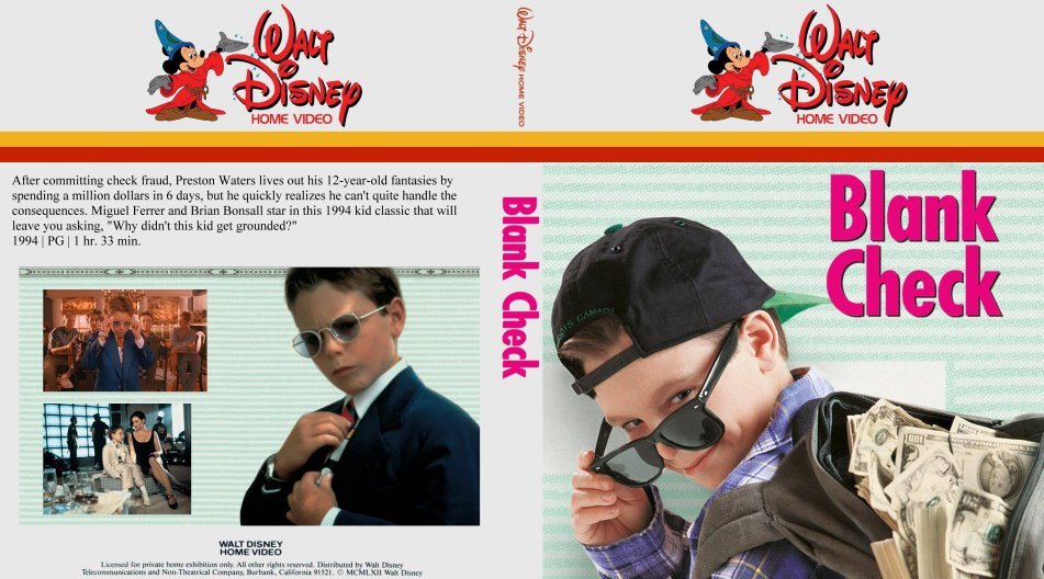Disney's Blank Check (1994) Blu-ray