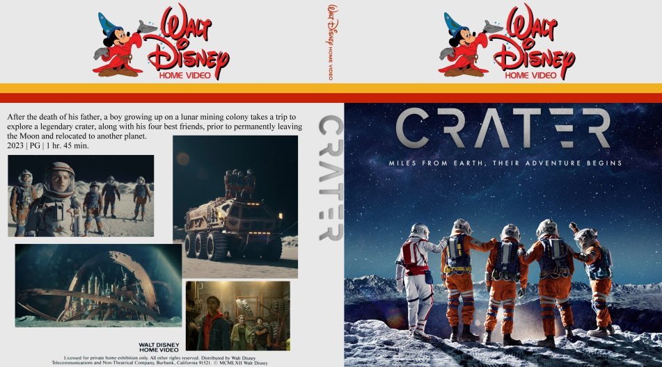 Disney's Crater (2023) Blu-ray