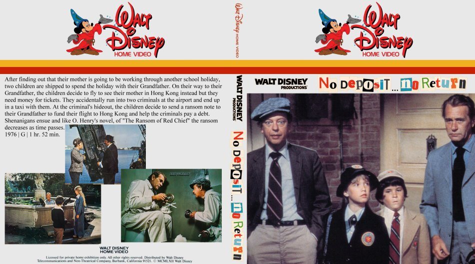 Disney's No Deposit No Return (1976) Blu-ray