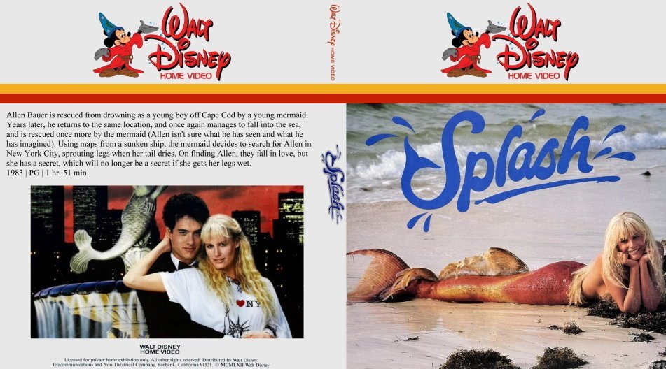 Disney's Splash (1983) Blu-ray