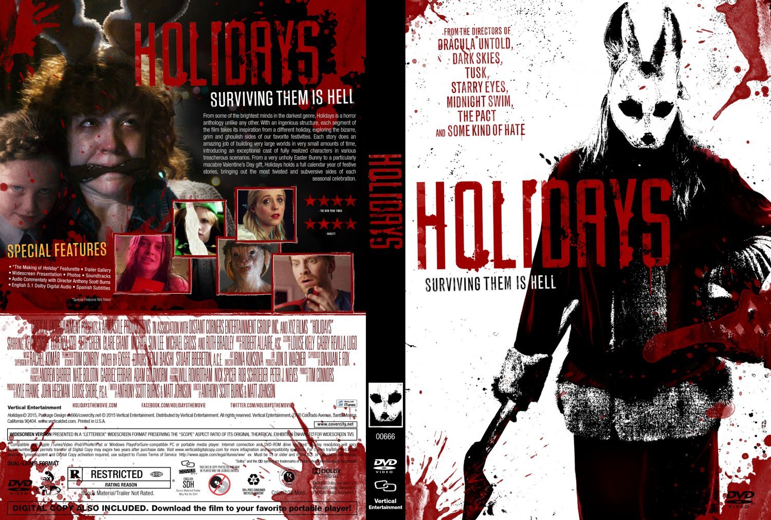 Holidays (2016) DVD