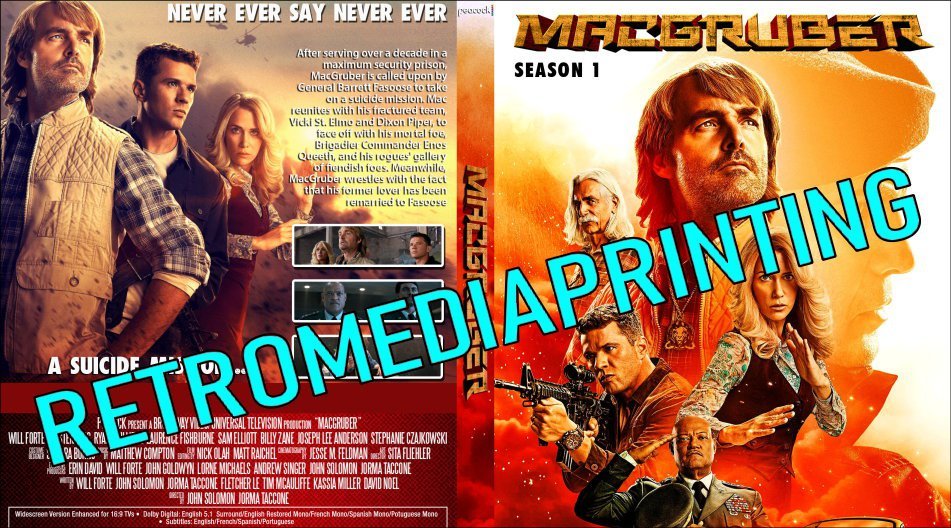 MacGruber Complete Series Bluray 2 Disc Set