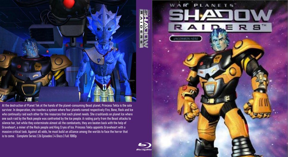 Shadow Raiders Complete Series Full 1080p Blu-ray 4 Disc Set