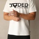 Jaded I'lluzions – White Graphic Tee