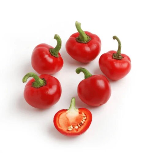 25 Sweet Red Cherry Pepper Seeds Heirloom Non Gmo Easy Grow